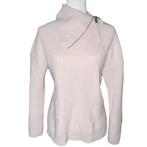 All saints Kadine Roll Neck Sweater Hush Pink
